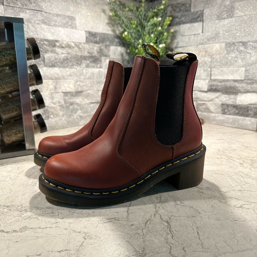 Burgundy Doc Martens - Picture 1 of 3